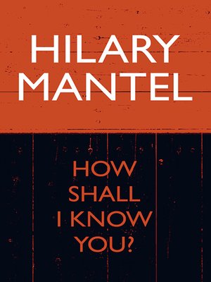 cover image of How Shall I Know You?